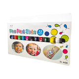 POP ARTZ Face Paint Stick 12 Colours