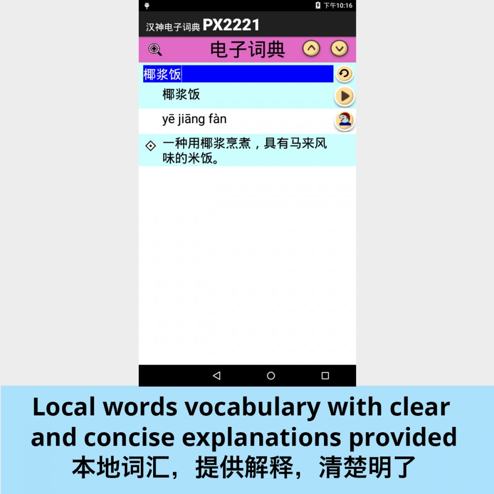 HANSVISION E Dictionary PX2221