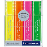 STAEDTLER RAINBOW HIGHLIGHTER WALLET OF 4 COLOURS