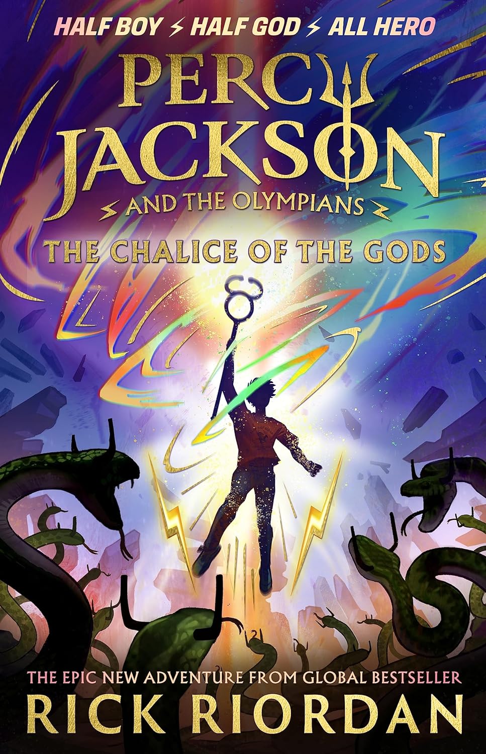 Percy Jackson and the Chalice of the Gods - LTR-DECJAN2024, PUFFIN UK, RICK RIORDAN, SALE, YOUNG ADULT