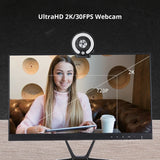 MAZER PRO ULTRA HD WEBCAM WITH RING LIGHT