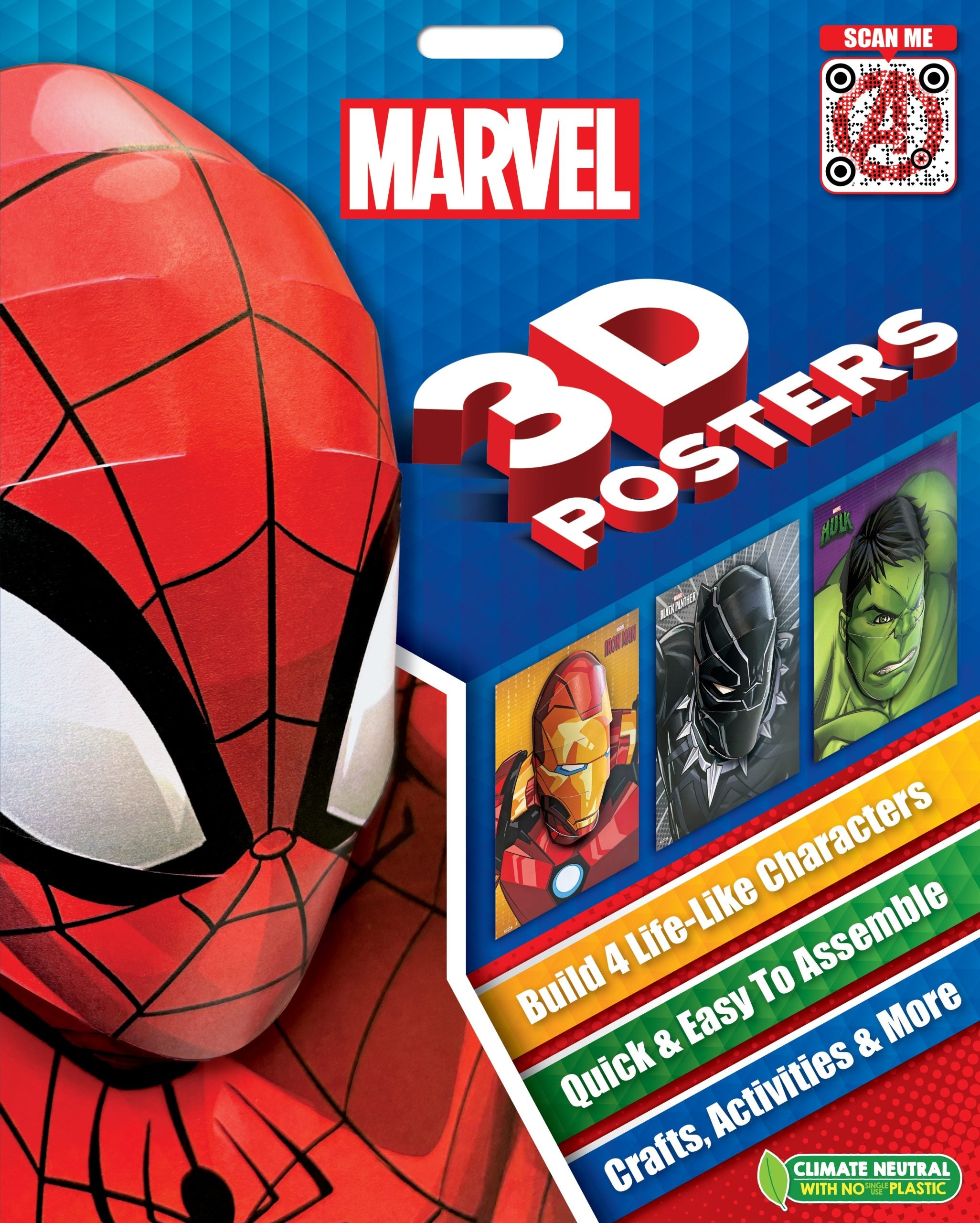Marvel: 3D Posters - ADVANTAGE QUEST PTE LTD, MARVEL ENTERTAINMENT, PRE-SCHOOL, SALE
