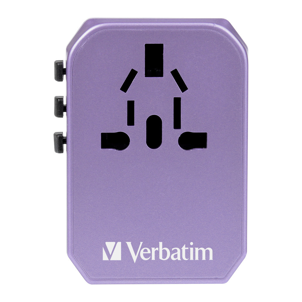 Verbatim  4 USB-A ports & 1 Type C port Universal Travel Adapter