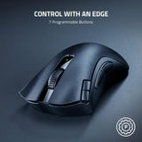 Razer Deathadder V2 X Hyperspeed - Wireless Ergonomic Gaming Mouse - ECT2ND, ECTL-HOTBUY70, ECTL-OCT23, GAMING, GAMING ACCESSORIES, MOUSE, RAZER, SALE