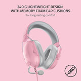 RAZER BlackShark V2 X Gaming Headset (Pink)