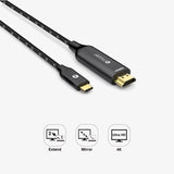 Mazer USB-C to HDMI 4k/60Hz 2m Cable - (M-UC2HDMI200) - GIT, HDMI, MAZER, SALE
