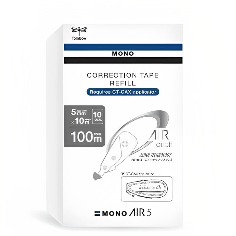 TOMBOW Mono Air Correction 5mm Tape Refill Box 10pcs - _MS, CORRECTION TAPE, TOMBOW