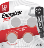 Energizer Lithium Coin CR2032 4 pc pack