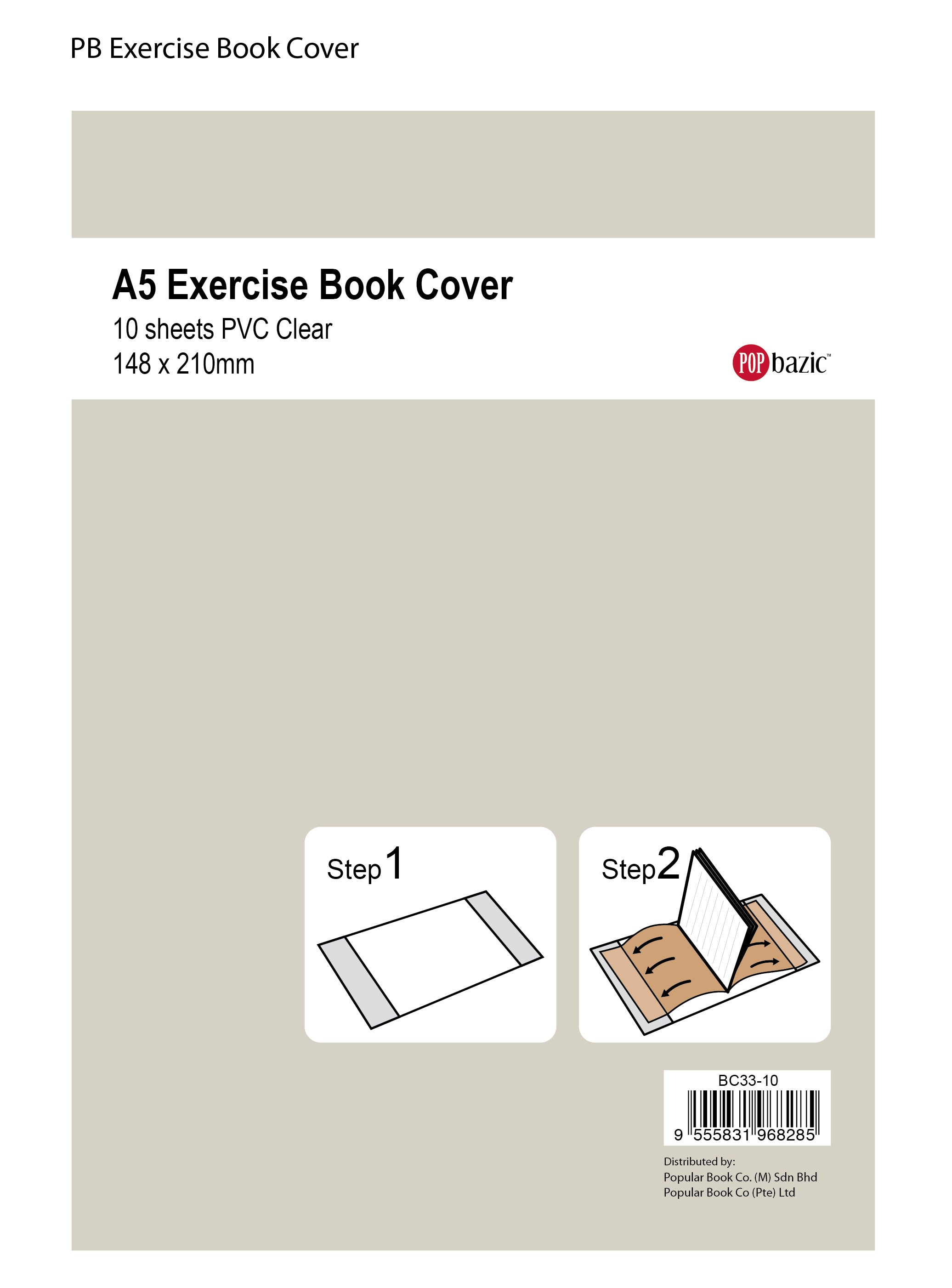 POP BAZIC EXERCISE BOOK COVER (1X10)