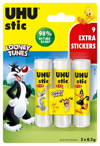 UHU Glue Stick 3 Pack 8.2g - _MS, Art Needs, ECTL-AUG23, ECTL-MNM30, UHU