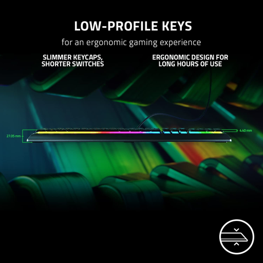 RAZER Ornata V3 - Low Profile Gaming Keyboard