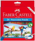 FABER-CASTELL Watercolour Pencils 24 Colours - _MS, ART & CRAFT, ECT2ND, ECTL-10DEAL, ECTL-HOTBUY70, ECTL-OCT23, FABER-CASTELL