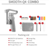 ZhiYun Smooth Q4-Combo Mobile Gimbal - ACCESSORIES, camera, GIT, mobile, SALE, Stabilizer, Zhiyun