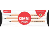 OMNI Trigo Jumbo Barrel 2B Graphite Pencil 12 Pcs