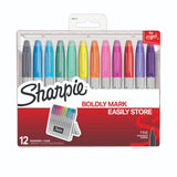 SHARPIE 12 Color Fine Marker Original Hero Case Set