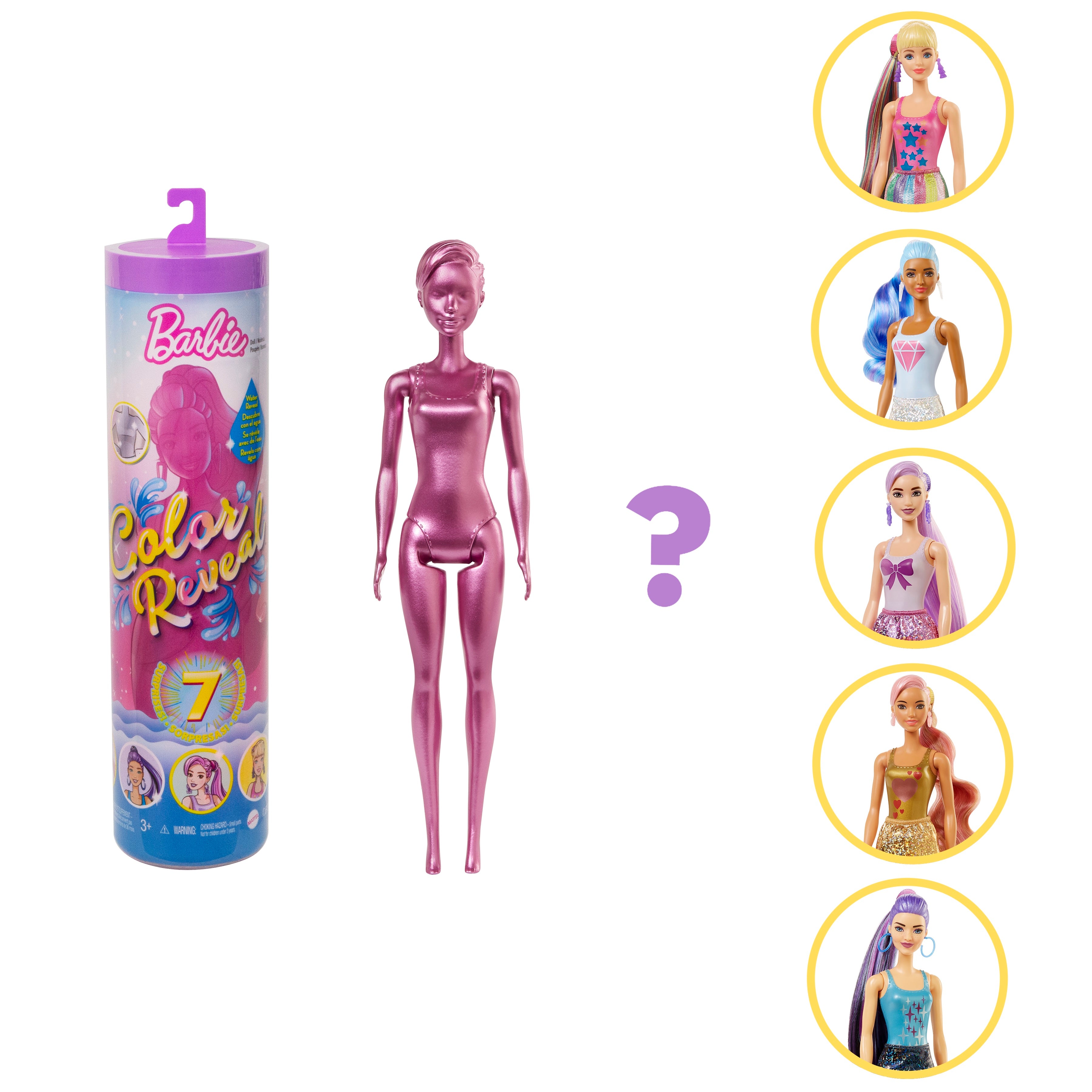 BARBIE Colour Reveal Glitter Series - Assorted - _MS, MATTEL, TOYS & GAMES