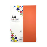POP ARTZ Creative Paper A4 50 Sheets 120Gsm Assorted Colours