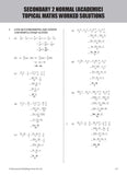 Secondary 2 N(A) Topical Mathematics QR
