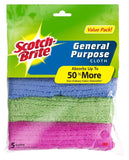 3M Scotch-Brite General Purpose Cloth Value Pack - 2 x 5pcs - 3M, CLEANING ACCESSORIES, SALE