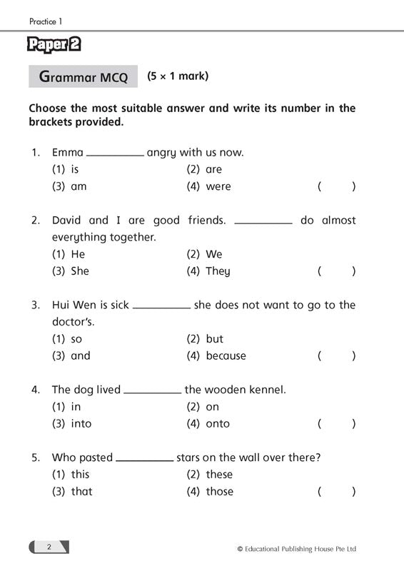 Primary 2 English Practice Package