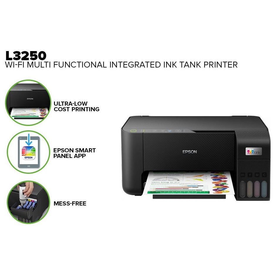 EPSON EcoTank L3250 A4 Wi-Fi All-in-One Ink Tank Printer
