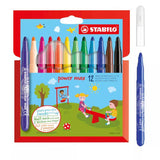 STABILO Power MAX Washable Markers of 12 - ART & CRAFT, HIDE BTS, MARKER, SALE, STABILO