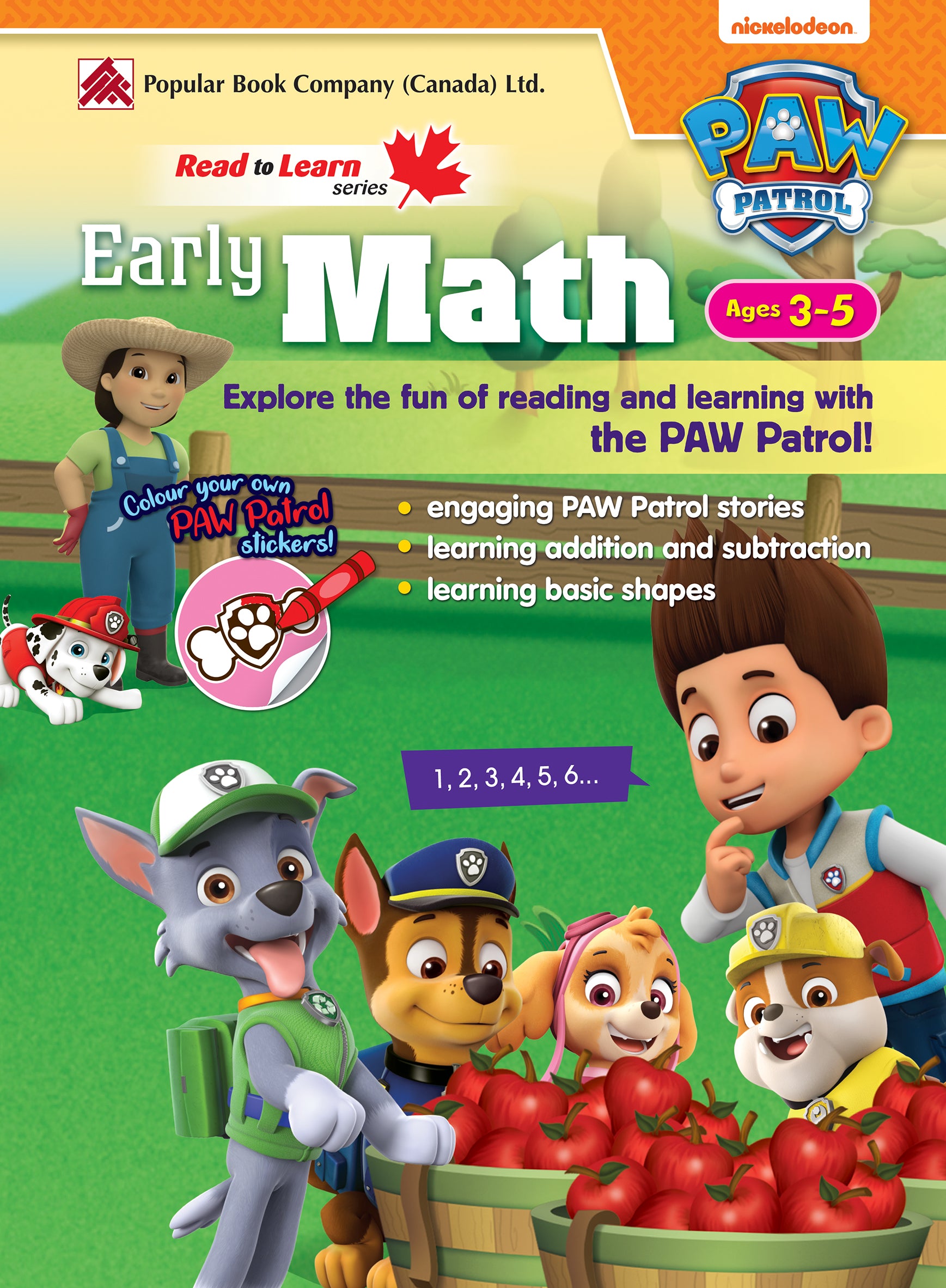 Paw Patrol Read To Learn: Early Math