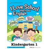 Kindergarten 1 English 'I LOVE SCHOOL!' Weekly Practice - _MS, EDUCATIONAL PUBLISHING HOUSE, ENGLISH, INTERMEDIATE, JANICE DELIST, Kindergarten 1, PRESCHOOL