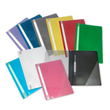 POP BAZIC A4 Management File Assorted Colours - 12 Pcs Pack