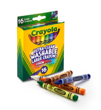 CRAYOLA 16 Colour Ultra Clean Washable Large Crayons - _MS, ART & CRAFT, CRAYOLA, JULY NEW