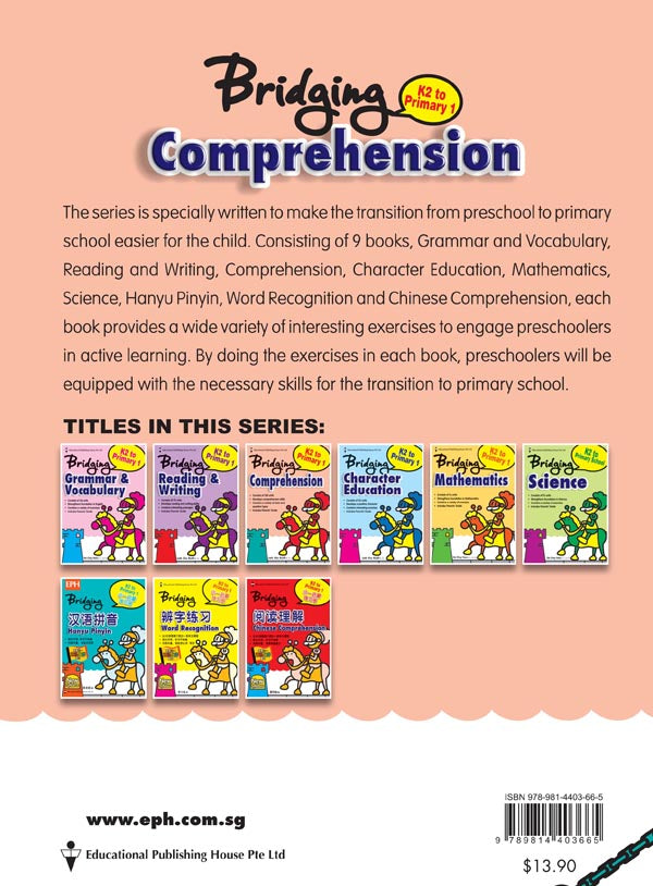 Bridging From K2 To P1 Comprehension - _MS, CHALLENGING, EDUCATIONAL PUBLISHING HOUSE, Kindergarten 2, PRESCHOOL