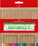 FABER-CASTELL Naturals Colour Pencil 24 Colours - _MS, ART & CRAFT, FABER-CASTELL, HIDE BTS