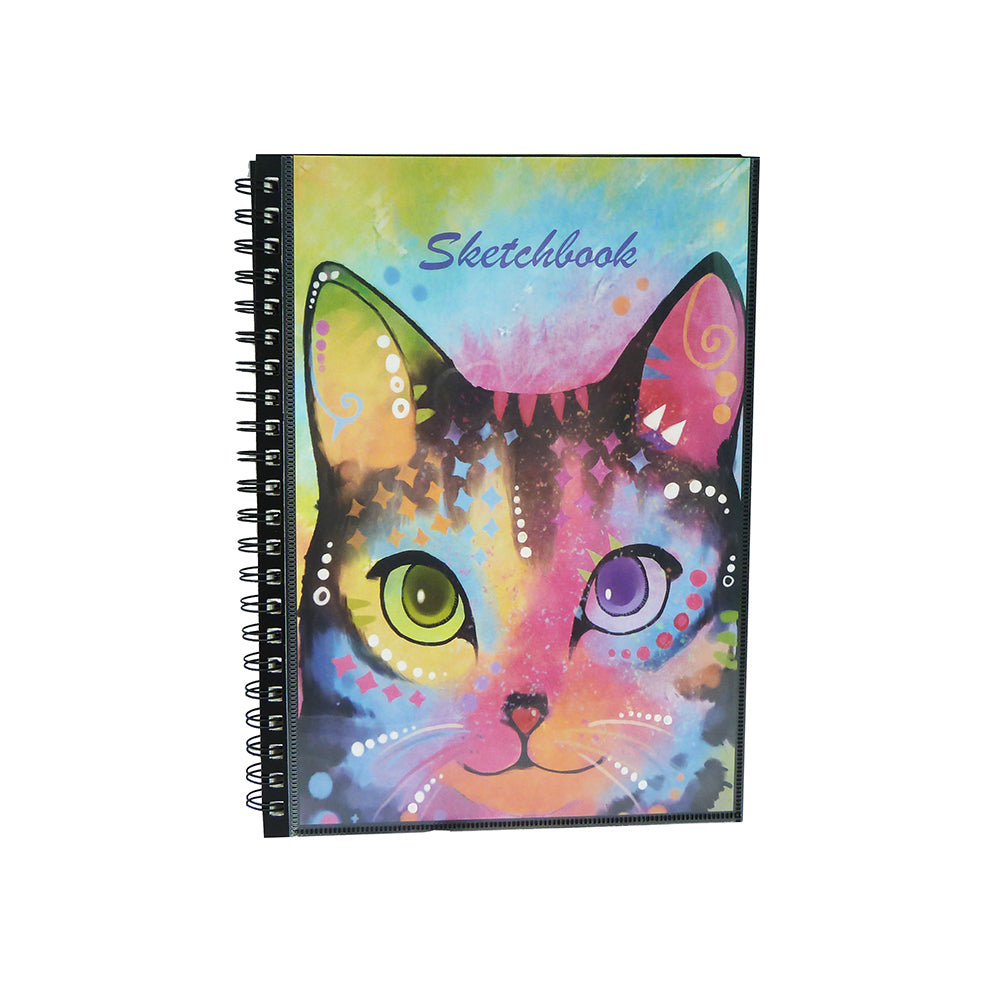 POP ARTZ Spiral Sketch Book A4 Cat - _MS, ART & CRAFT, Art Needs, ECTL-AUG23, ECTL-MNM30, POP ARTZ
