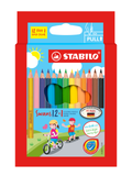STABILO Half length 12 Colored Pencils - 10 Pack - _MS, ART & CRAFT, HIDE BTS, STABILO