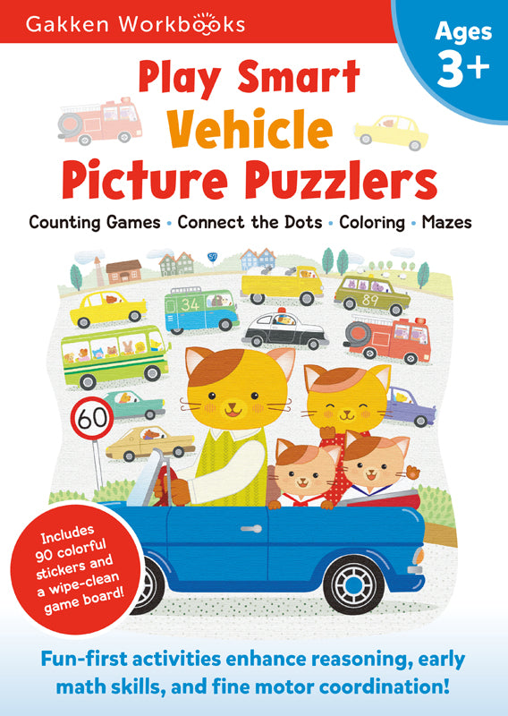 PLAY SMART Vehicles 3+ - _MS, EDUCATIONAL PUBLISHING HOUSE, NDP_SPECIAL, PLAYSMART, PRESCHOOL