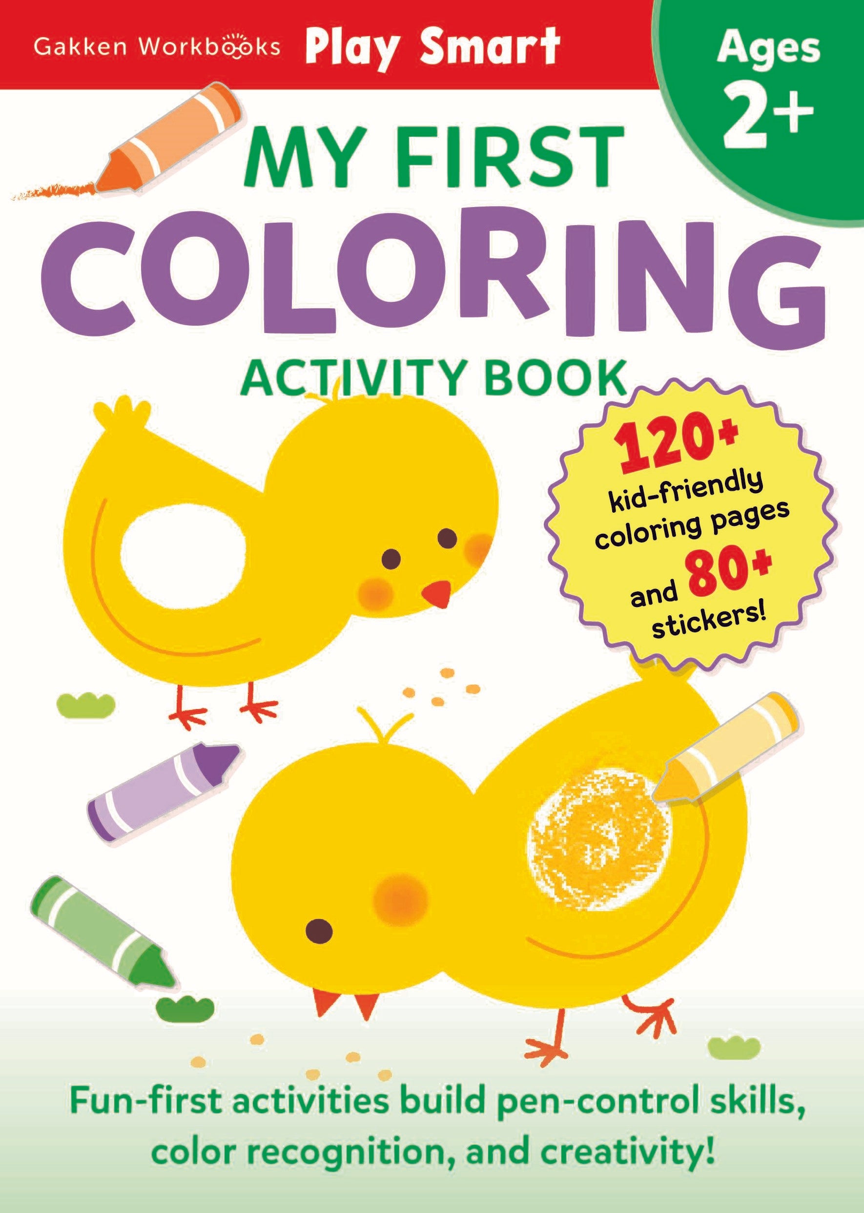PLAY SMART My First Coloring Activity Book 2+