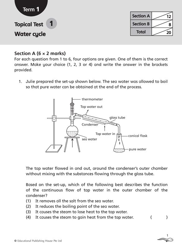 Primary 5 Science Topical Class Tests