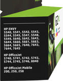 HP 62XL Ink Cartridges (Black/Color) - GIT, HP, INK CARTRIDGES, PRINTING