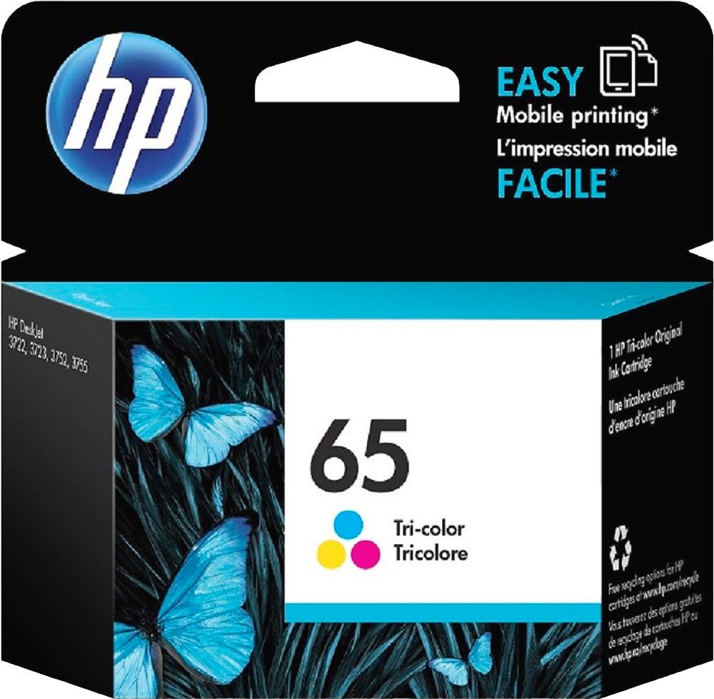 HP 65 Ink Cartridge (Black/Color)