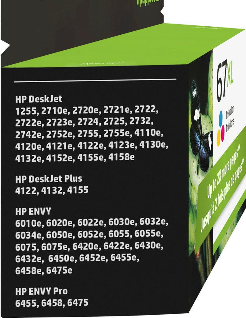 HP 67XL/XXL Ink Cartridge (Black/Color) – POPULAR Online Singapore