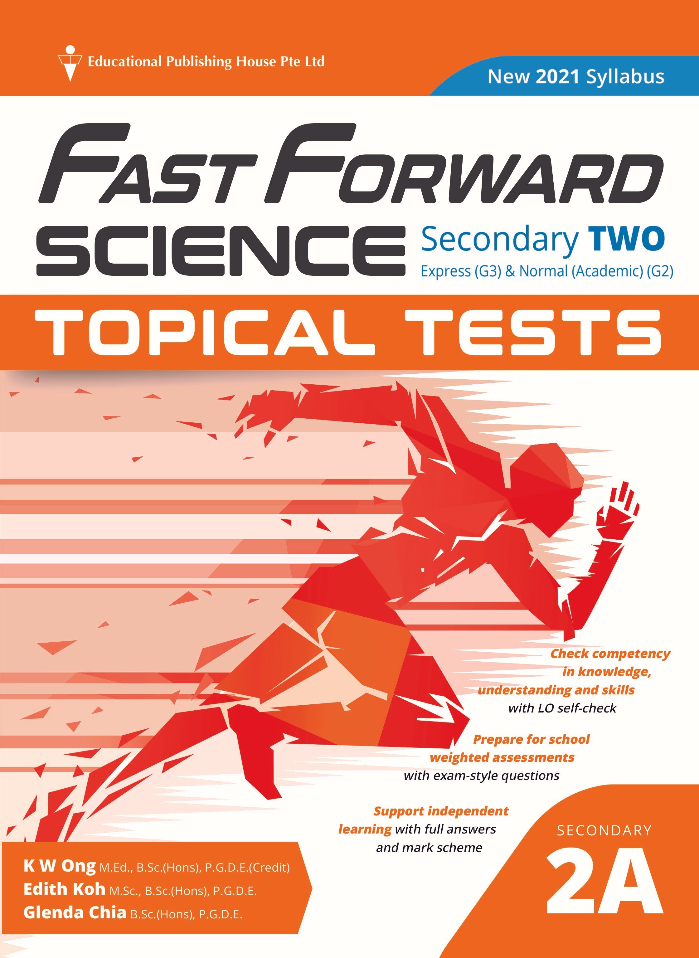 Secondary 2A Fast Forward Science Topical Tests - _MS, Assessment Books, CHALLENGING, EDUCATIONAL PUBLISHING HOUSE, Fast Forward Science, SCIENCE, SECONDARY 2