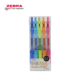 ZEBRA Sarasa Clip Gel Ink Pen 0.5mm - 5 Colour Set - _MS, PEN, ZEBRA