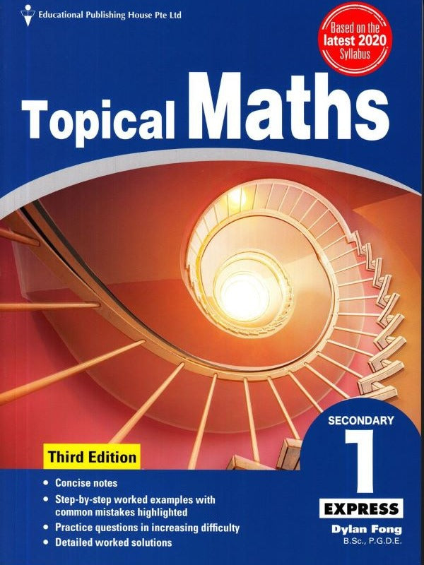 Secondary 1 Topical Mathematics QR (Exp) - _MS, EDUCATIONAL PUBLISHING HOUSE, INTERMEDIATE, MATHS, Secondary 1