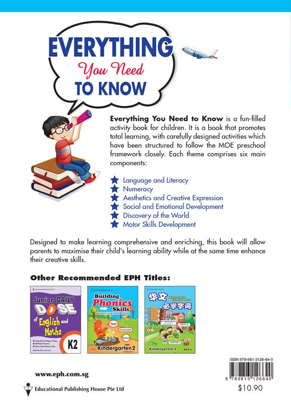 Kindergarten 2 Everything You Need To Know - _MS, EDUCATIONAL PUBLISHING HOUSE, INTERMEDIATE, Kindergarten 2, PRESCHOOL